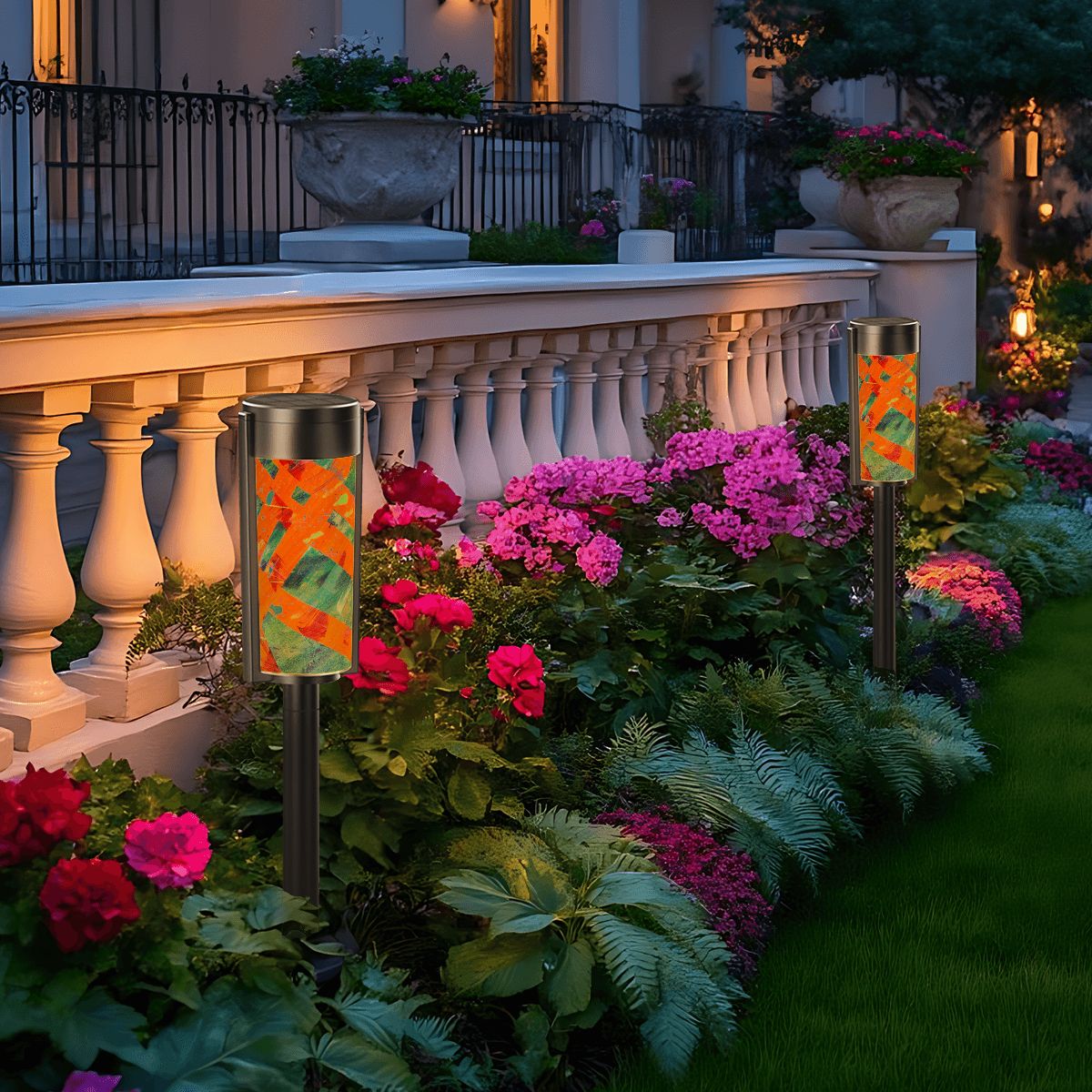 Gavin Scott Adjustable Outdoor Solar Lights (set of 4)