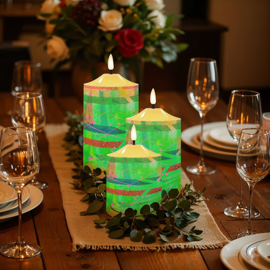 Gavin Scott Flameless Candles w/Remote (Set of 3)