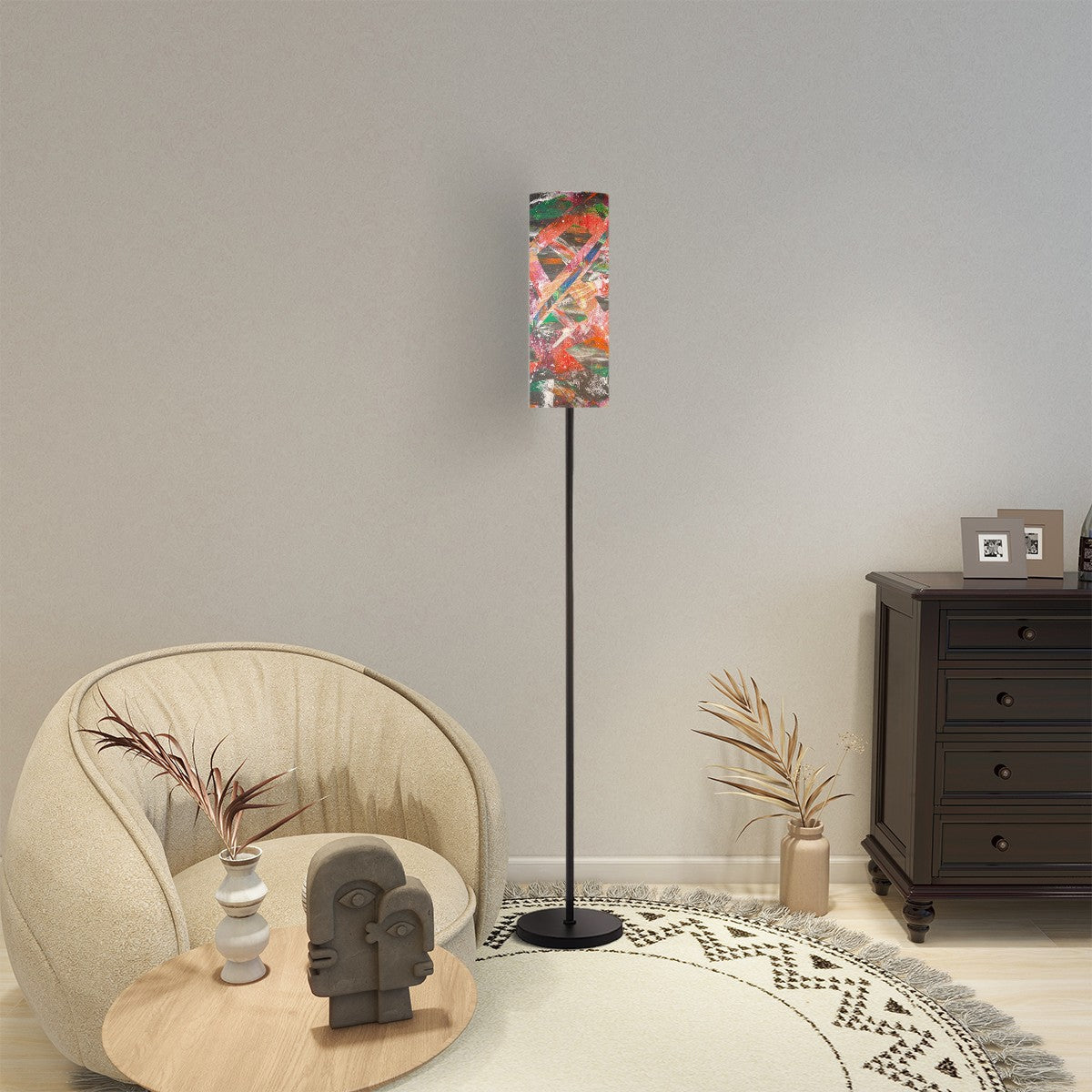 Gavin Scott Pillar Torch Floor Lamp