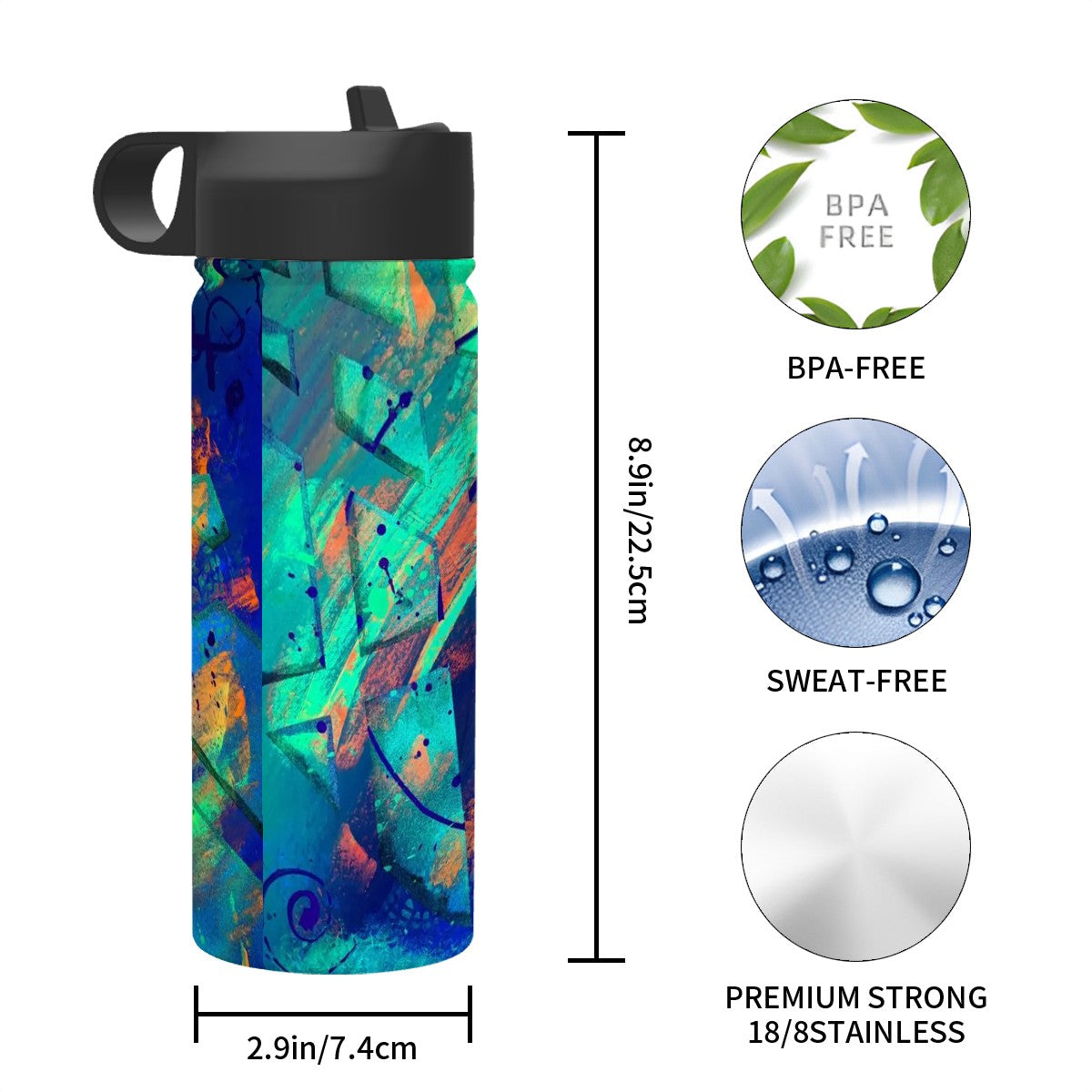 Gavin Scott Stainless Steel Vacuum Insulated Tumbler (18oz)