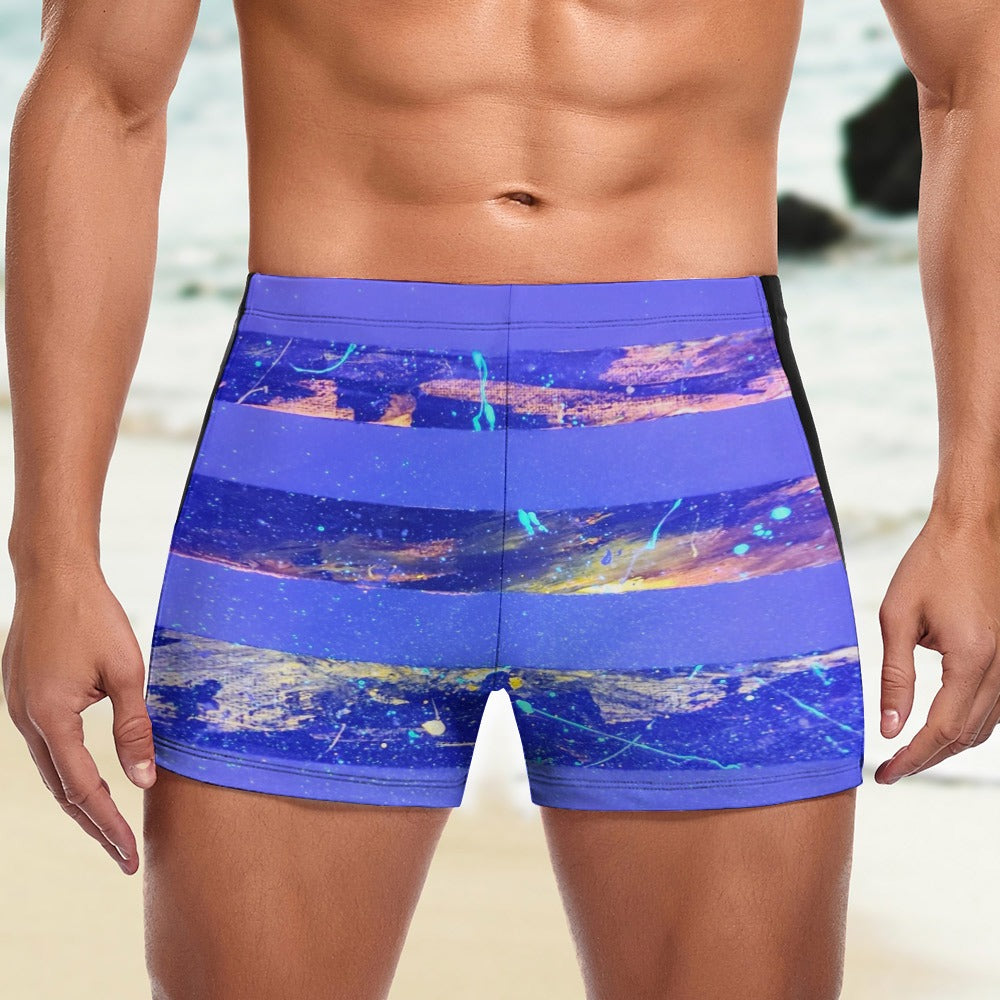 Gavin Scott Square Cut Swimming Trunks (Masc S-3XL)