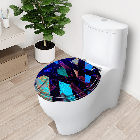 Gavin Scott Round Toilet Seat w/Matching Soft-close Lid (O-Shape)