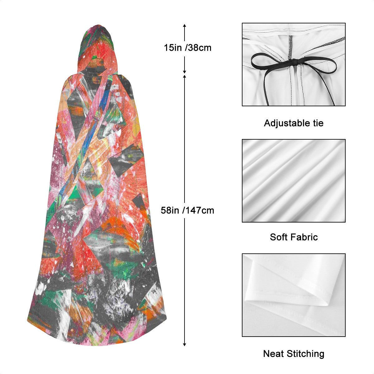 Gavin Scott Hooded Cloak