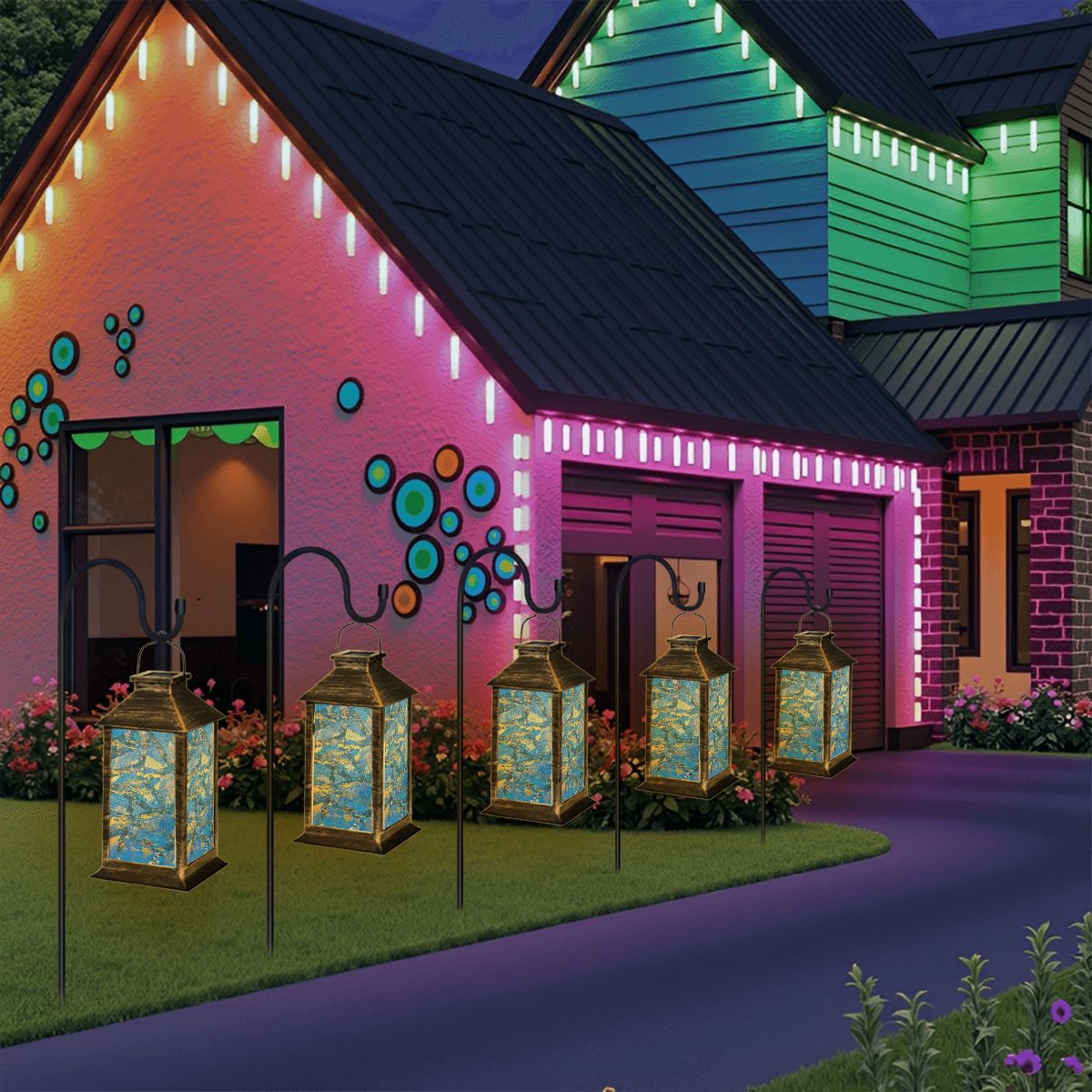 Gavin Scott Solar Powered Indoor/Outdoor Lantern