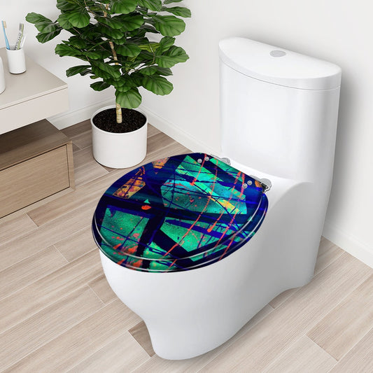 Gavin Scott Round Toilet Seat w/Matching Soft-close Lid (O-Shape)