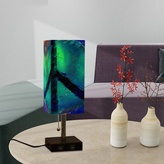 Gavin Scott Square Table Lamp with USB Port