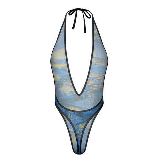 Gavin Scott Deep Plunge Jumpsuit (Femme S-3XL)