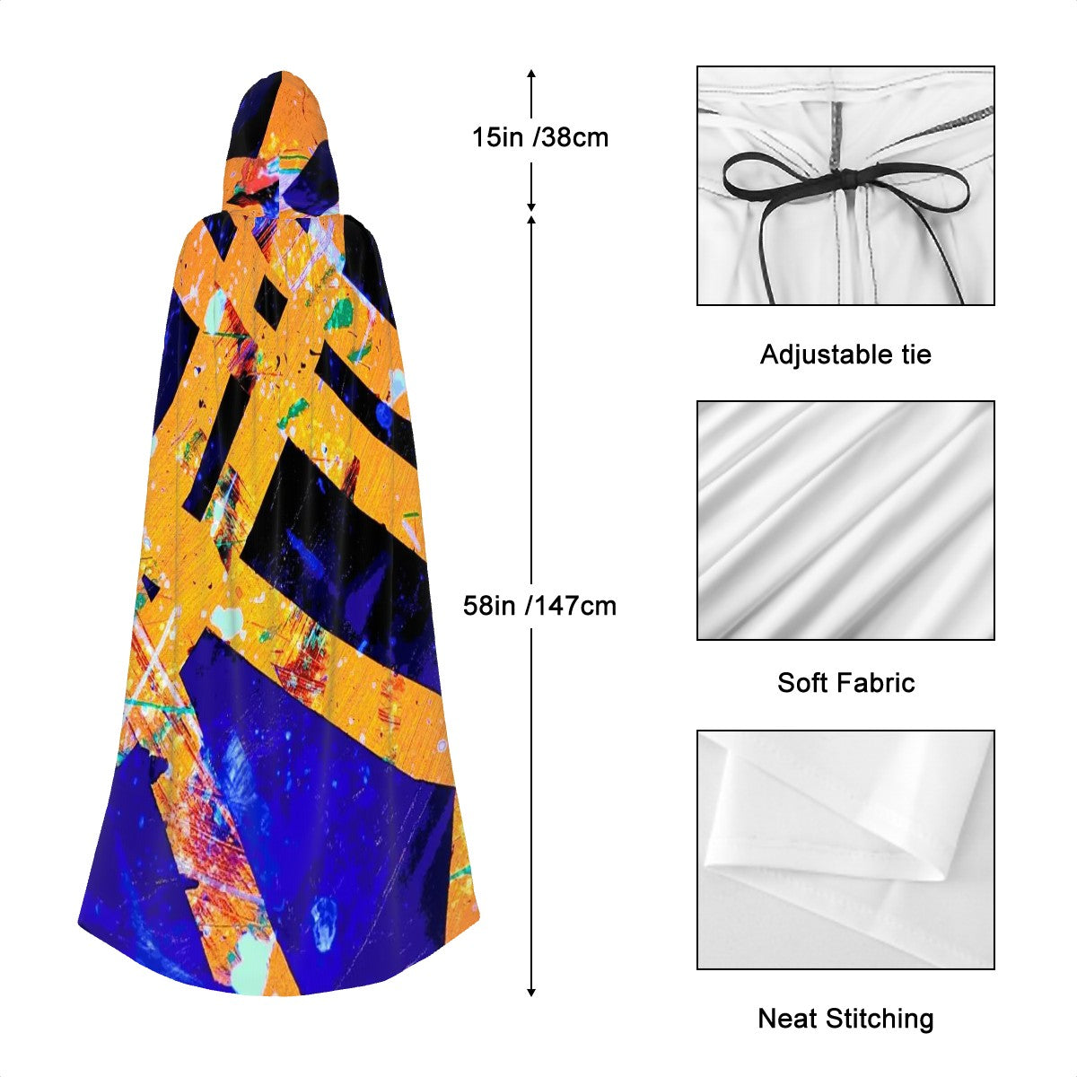 Gavin Scott Hooded Cloak