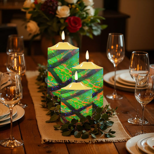 Gavin Scott Flameless Candles w/Remote (Set of 3)