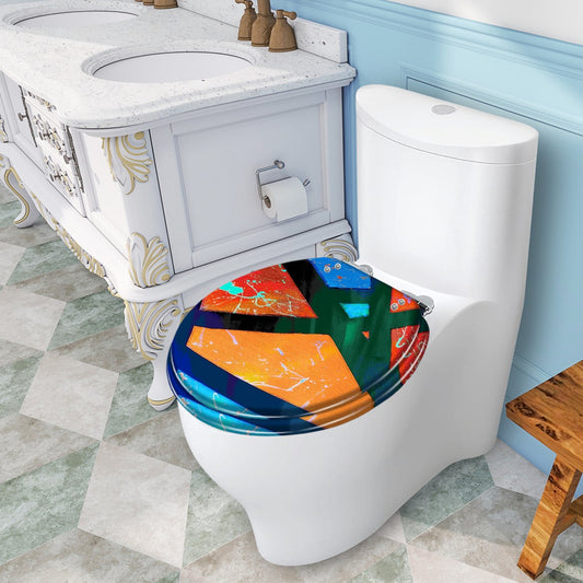 Gavin Scott Universal Toilet Seat w/Matching Soft-close Lid