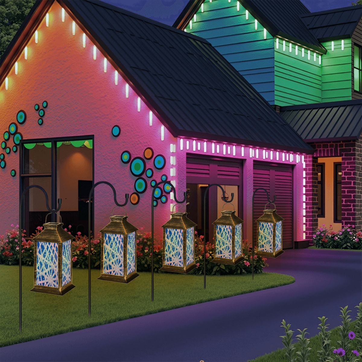 Gavin Scott Solar Powered Indoor/Outdoor Lantern