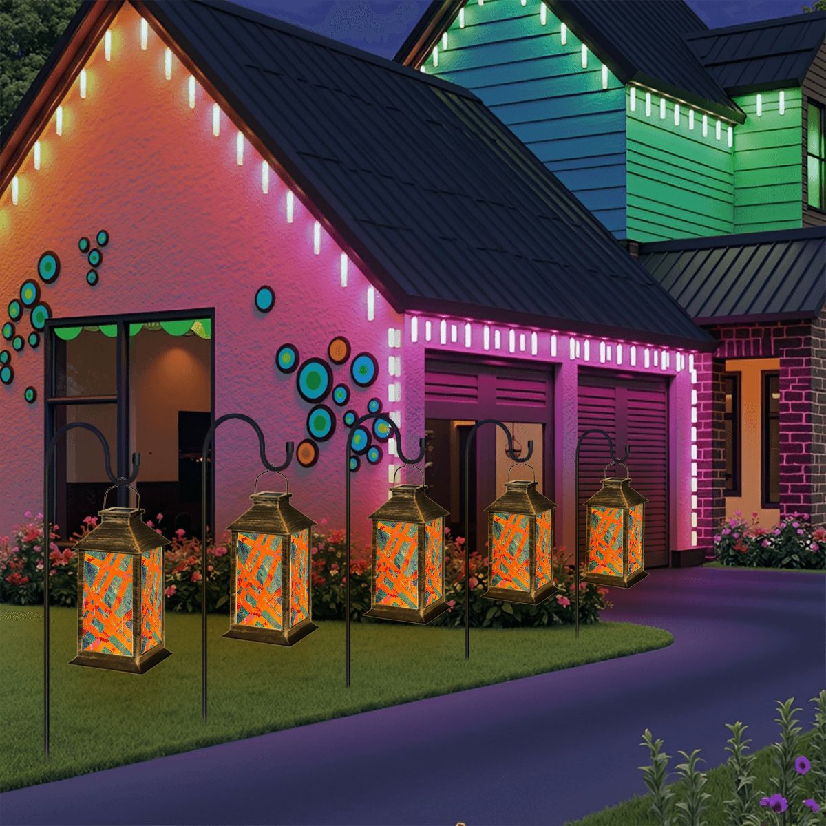 Gavin Scott Solar Powered Indoor/Outdoor Lantern