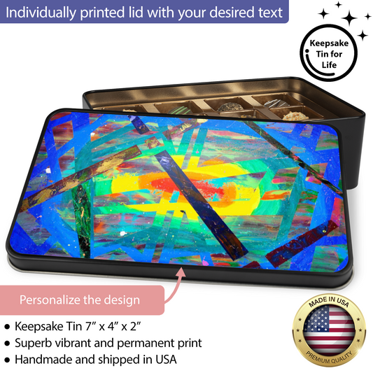 Gavin Scott Chocolate Truffle Keepsake Gift Tin (12 Count)