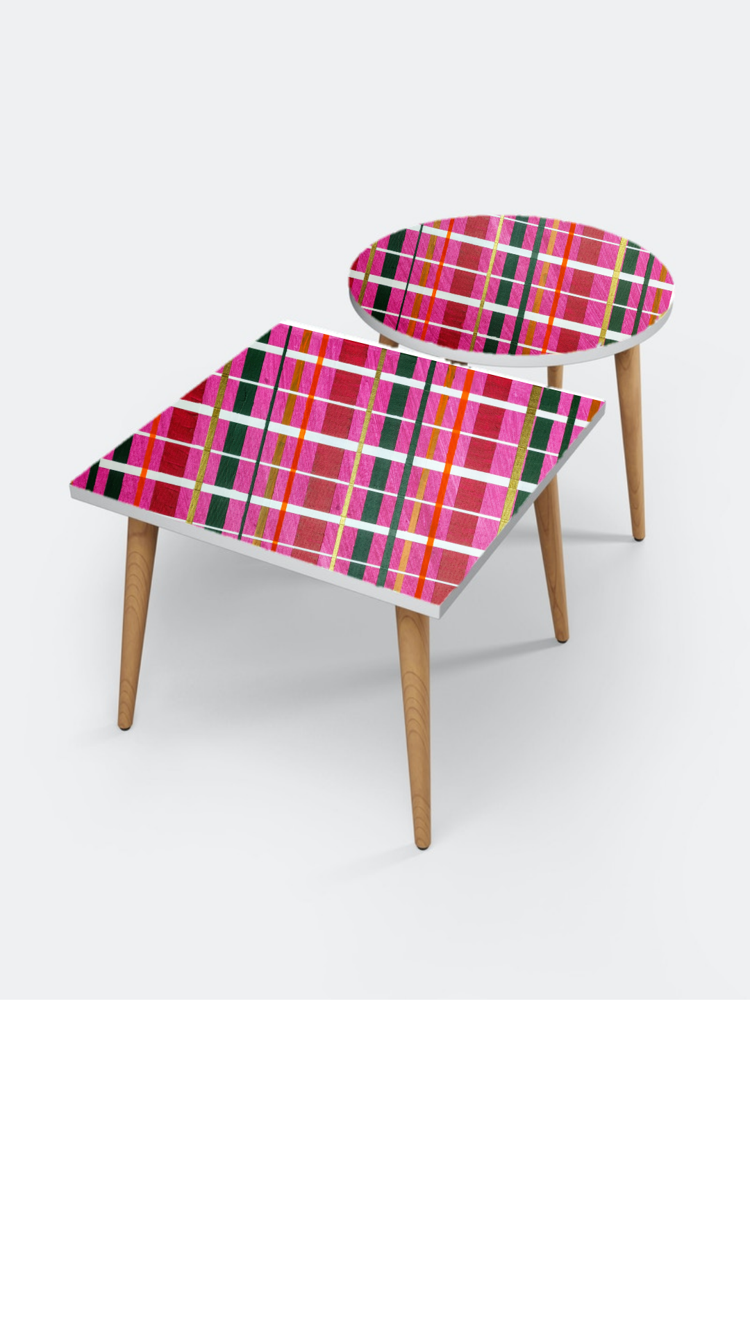 Gavin Scott Side Tables (2 Base Colors; Square & Round)