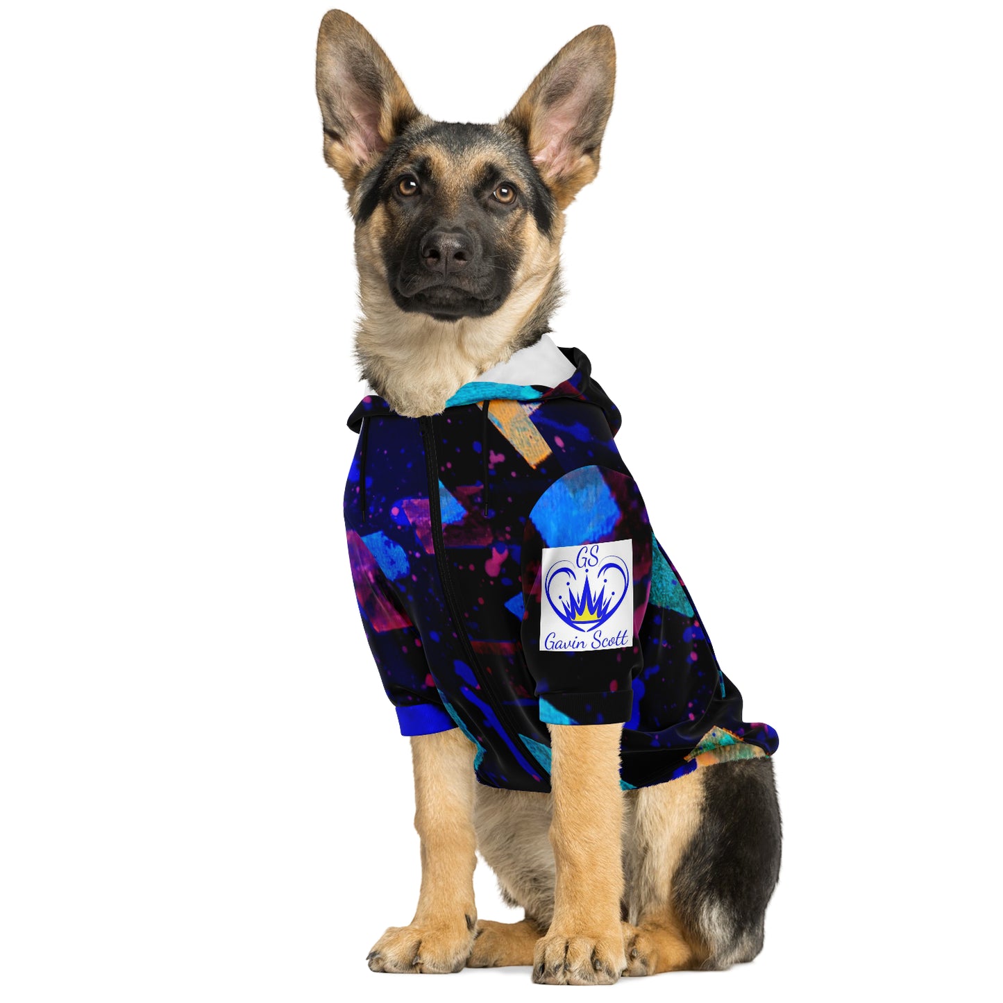 Gavin Scott Zip-Up Pup Hoodie (XXS-2XL)