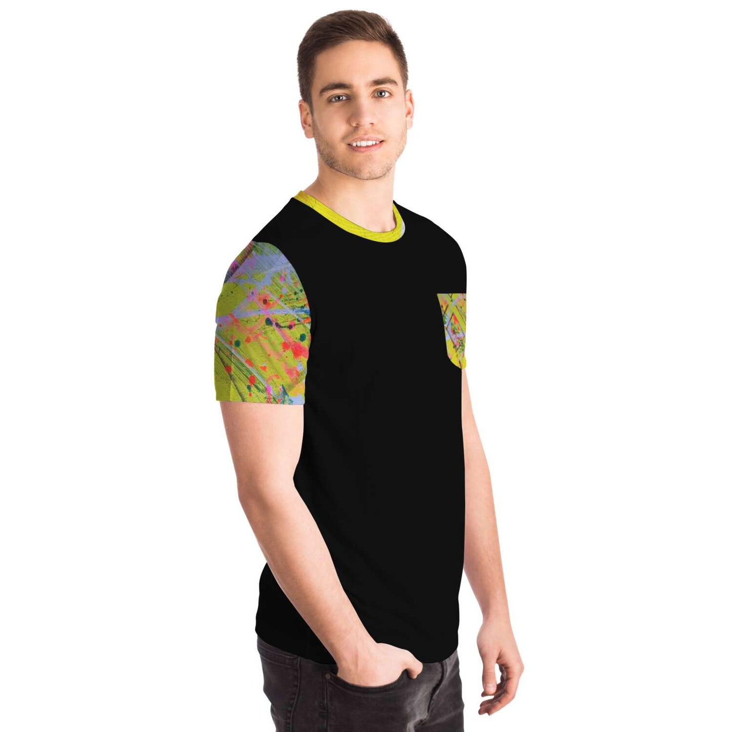 Gavin Scott Splash of Color Pocket Tee (Genderless XS-4XL)