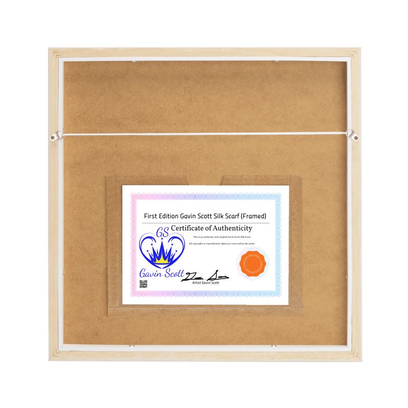 LIMITED EDITION Gavin Scott Silk Scarf (Framed)