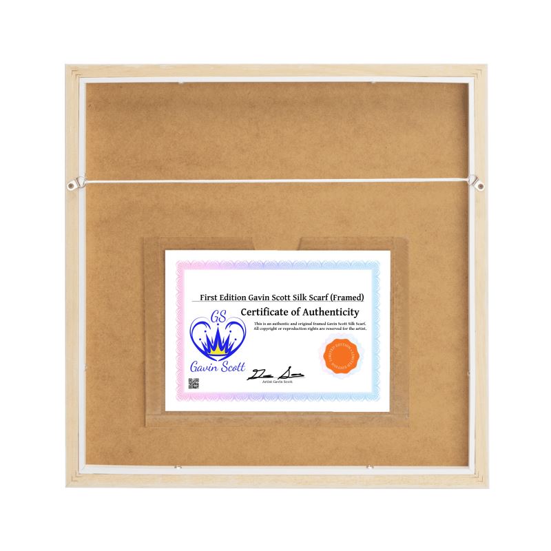 LIMITED EDITION Gavin Scott Silk Scarf (Framed)