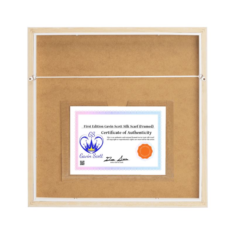 LIMITED EDITION Gavin Scott Silk Scarf (Framed)