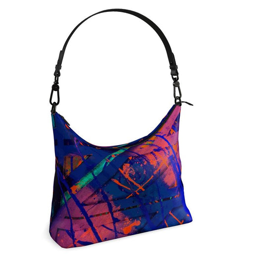 Gavin Scott Deluxe Leather Square Shoulder Bag