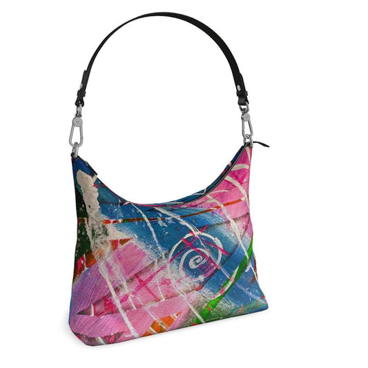 Gavin Scott Deluxe Leather Square Shoulder Bag