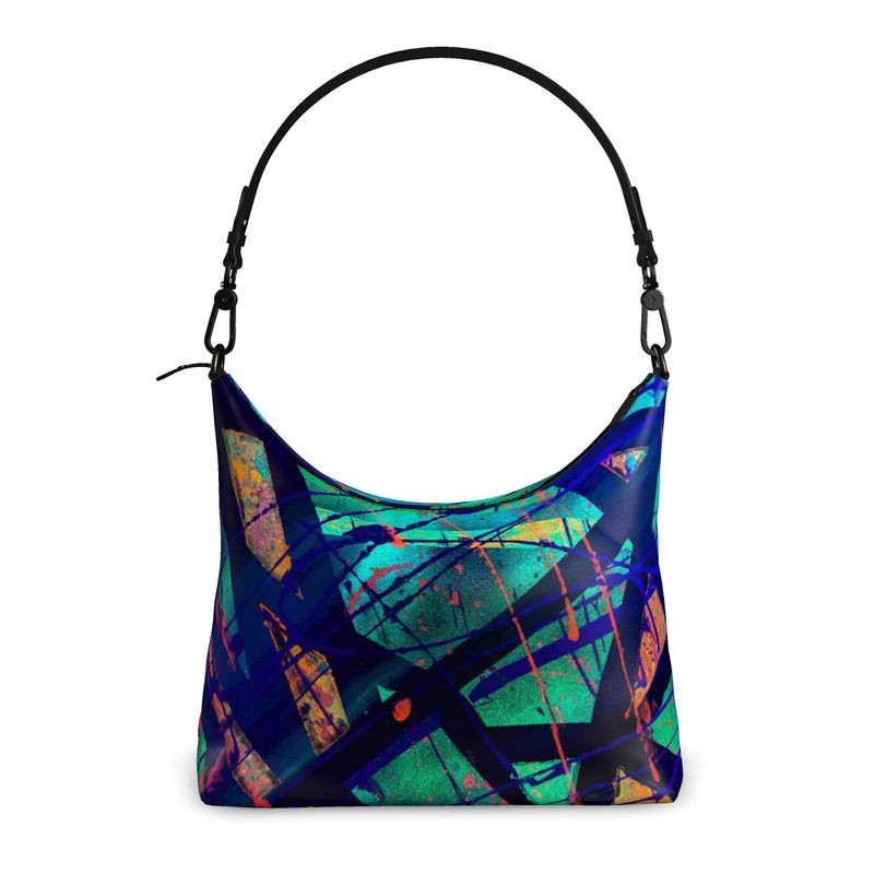 Gavin Scott Deluxe Leather Square Shoulder Bag