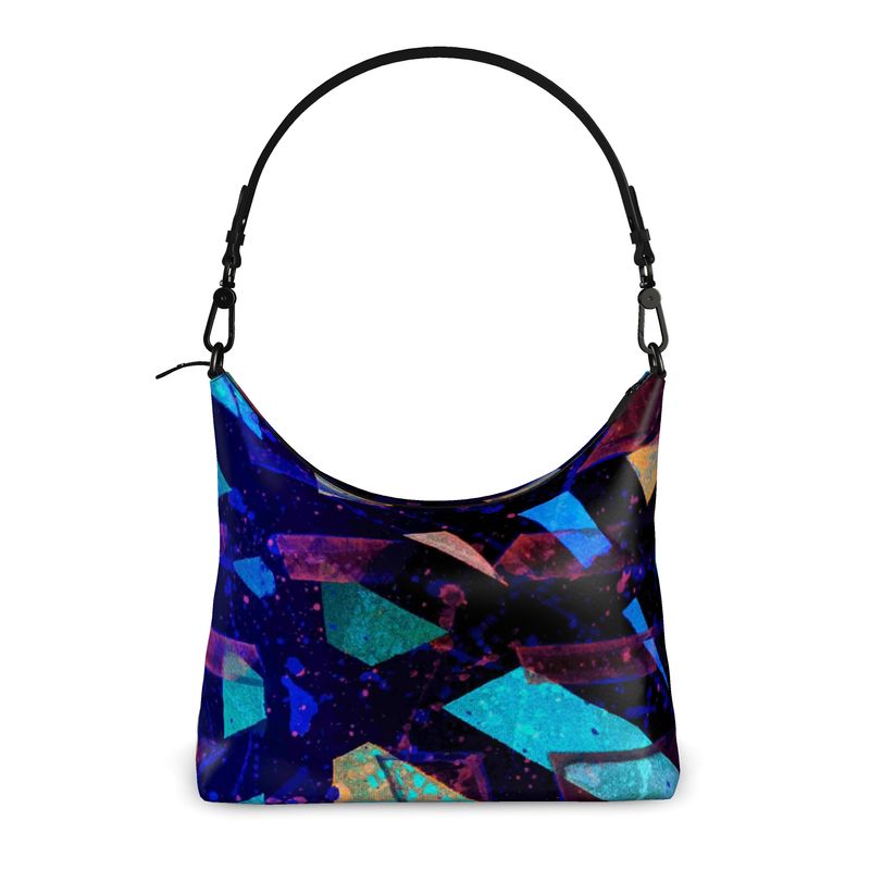 Gavin Scott Deluxe Leather Square Shoulder Bag