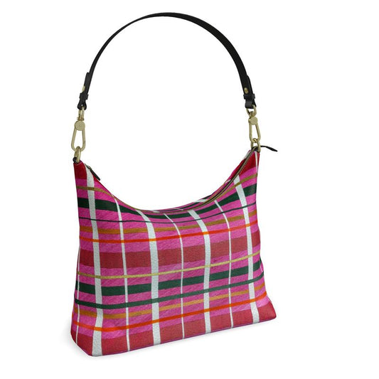 Gavin Scott Deluxe Leather Square Shoulder Bag