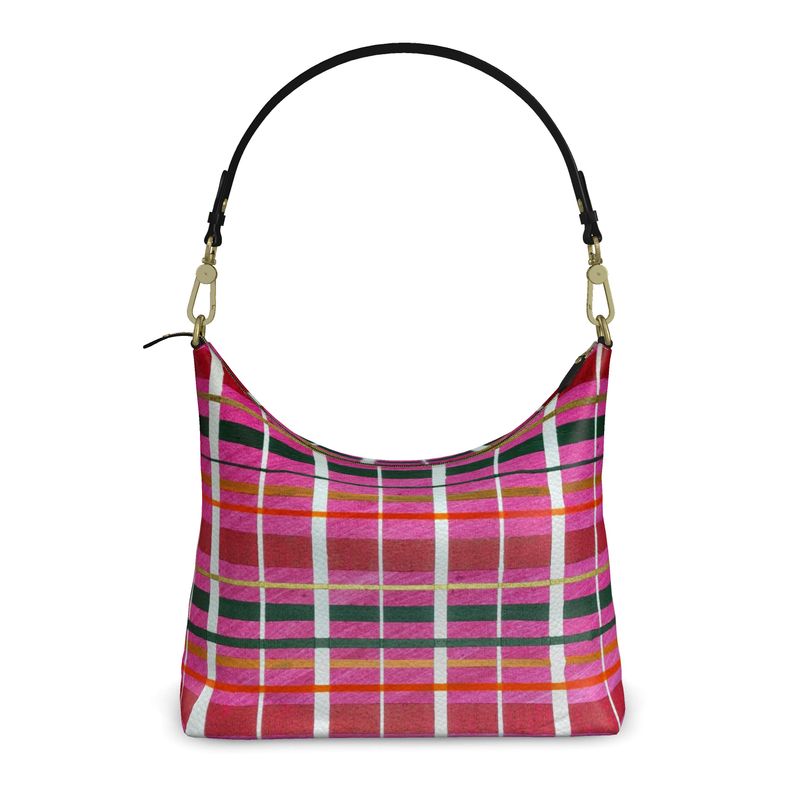 Gavin Scott Deluxe Leather Square Shoulder Bag