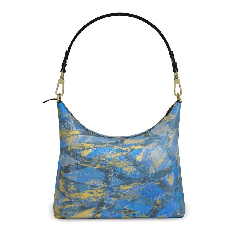 Gavin Scott Deluxe Leather Square Shoulder Bag