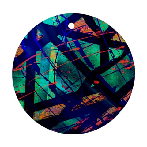 Gavin Scott First Edition Commemorative Round Holiday Ornament 2020 (Two Sides)