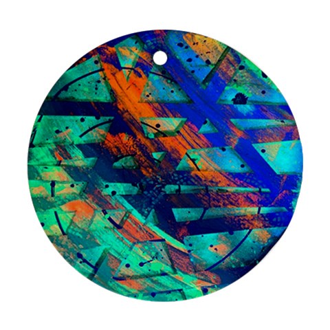 Gavin Scott First Edition Commemorative Round Holiday Ornament 2020 (Two Sides)