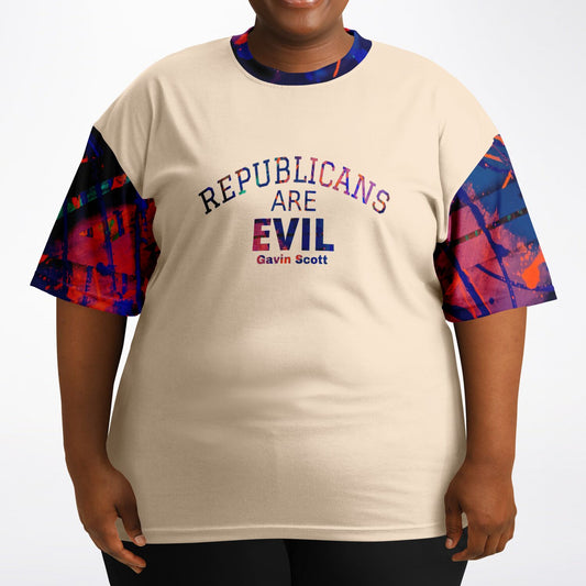 Gavin Scott REPUBLICANS ARE EVIL Tee (Genderless 2XL-6XL)