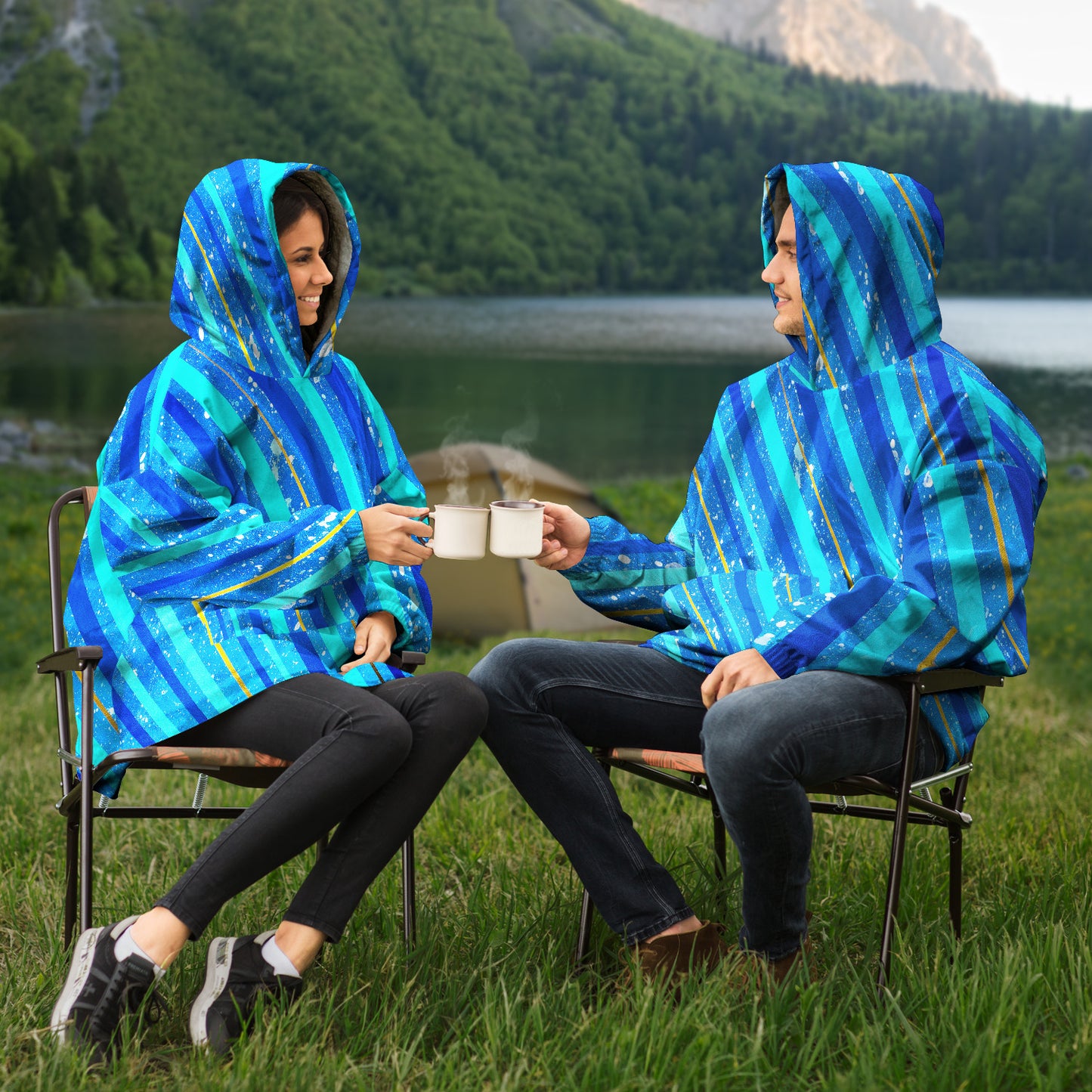 Gavin Scott One Size Funky Faux Fur Hoodie (Genderless 4XL)