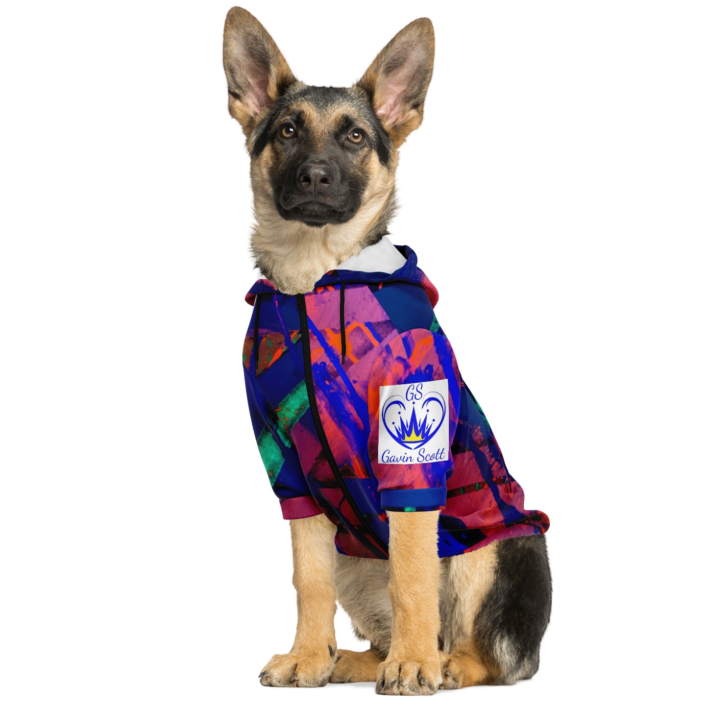 Gavin Scott Zip-Up Pup Hoodie (XXS-2XL)
