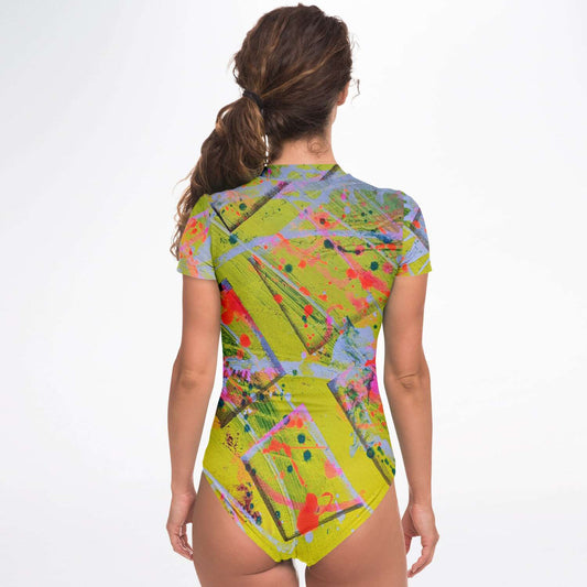 Gavin Scott Short Sleeve Festival Catsuit w/UPF 50+ Sun Protection (Femme XS-XL)