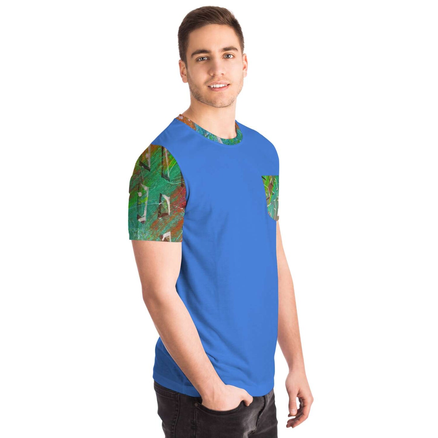 Gavin Scott Splash of Color Pocket Tee (Genderless XS-4XL)