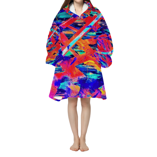 Gavin Scott Oversized Funky Faux Fur Pullover Hoodie (Genderless S-3XL)