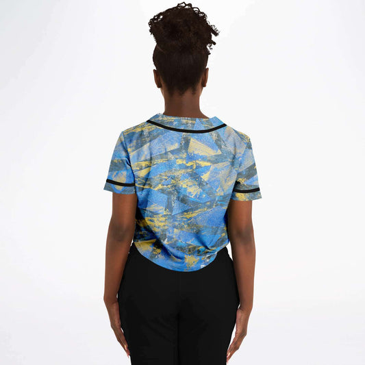 Gavin Scott Cropped Baseball Jersey (Femme XS-XL)