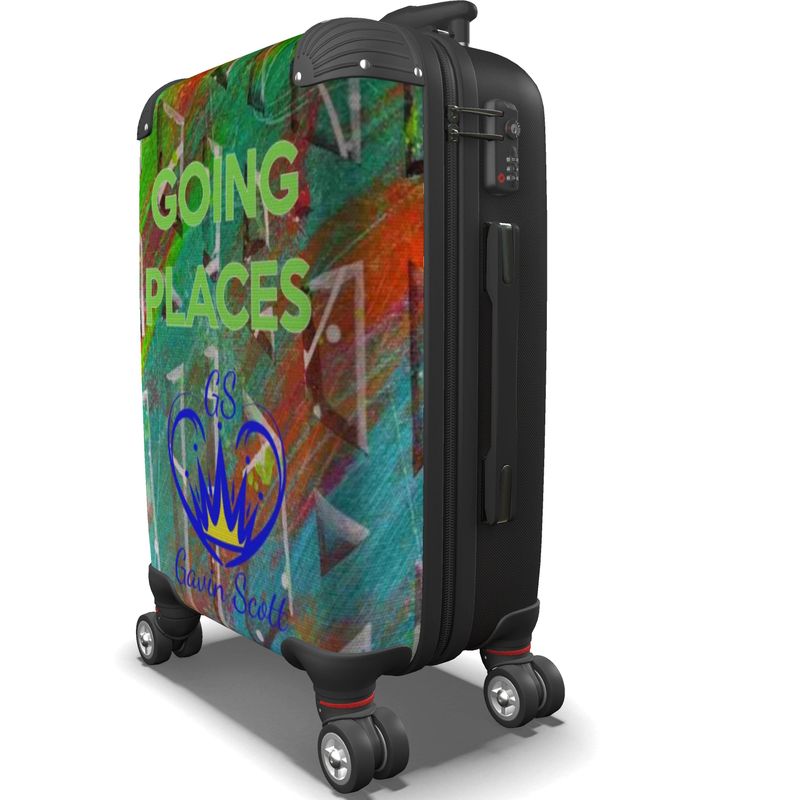 Gavin Scott Deluxe "GOING PLACES" Luxury Roller Luggage - Carry-On