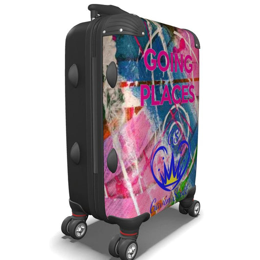 Gavin Scott Deluxe "GOING PLACES" Luxury Roller Luggage - Carry-On
