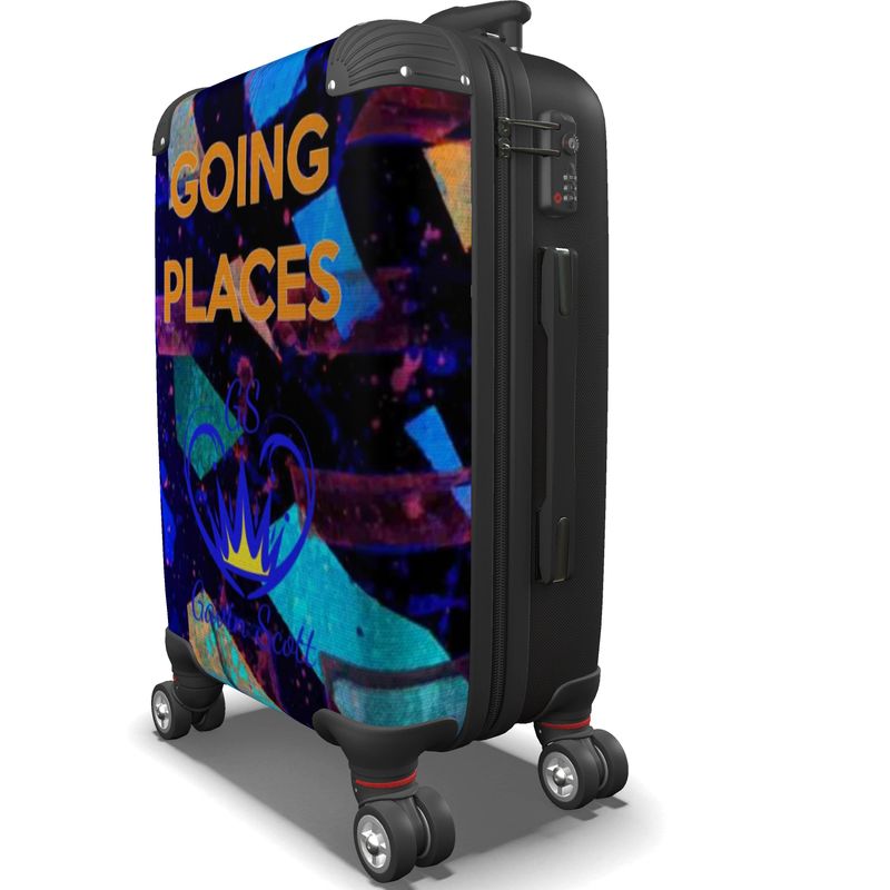 Gavin Scott Deluxe "GOING PLACES" Luxury Roller Luggage - Carry-On
