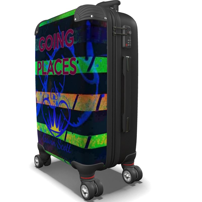 Gavin Scott Deluxe "GOING PLACES" Luxury Roller Luggage - Carry-On