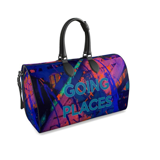 Gavin Scott Deluxe Leather GOING PLACES Duffel Bags