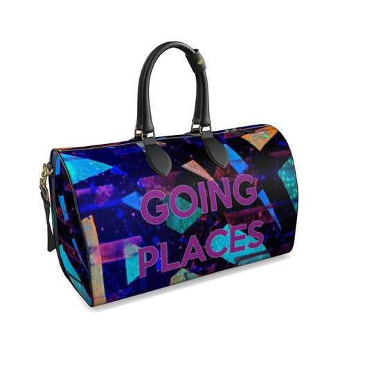 Gavin Scott Deluxe Leather GOING PLACES Duffel Bags