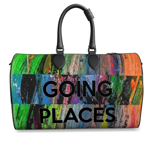 Gavin Scott Deluxe Leather GOING PLACES Duffel Bags