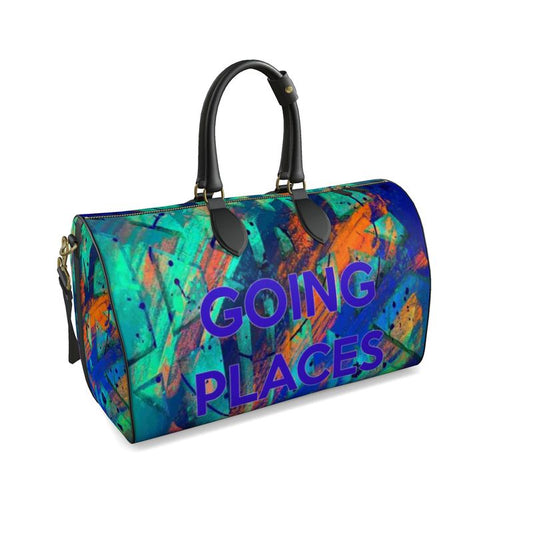 Gavin Scott Deluxe Leather GOING PLACES Duffel Bags