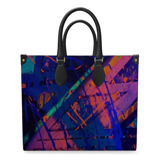 Gavin Scott 100% Genuine Nappa Leather Shopping Tote (2 Size Options)