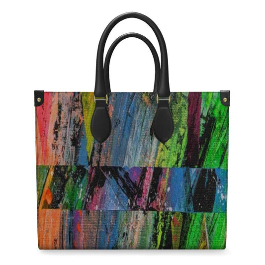 Gavin Scott 100% Genuine Nappa Leather Shopping Tote (2 Size Options)