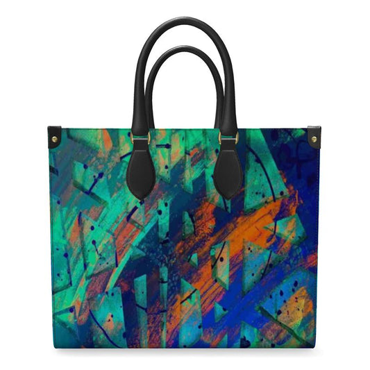 Gavin Scott 100% Genuine Nappa Leather Shopping Tote (2 Size Options)